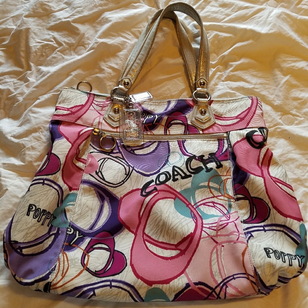 Coach poppy purse